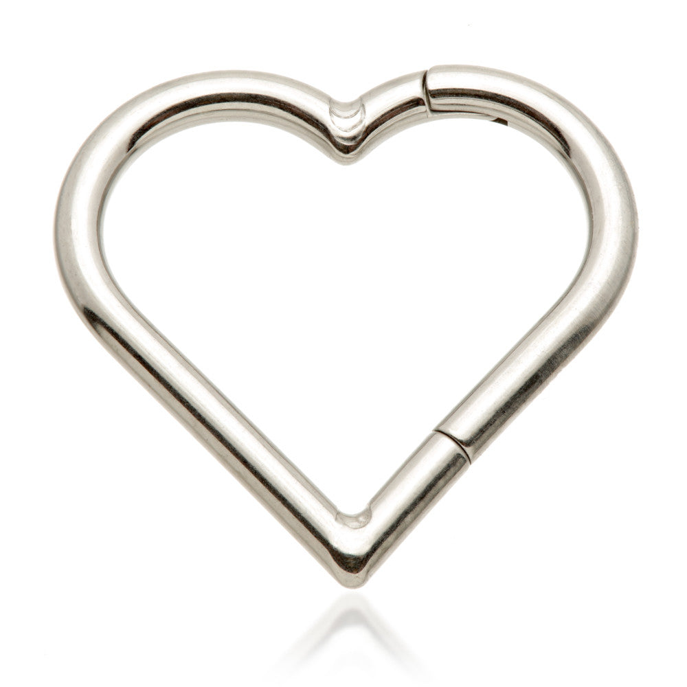 Ti Couture Heart Shaped Hinged Ring