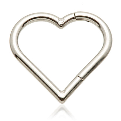 Ti Couture Heart Shaped Hinged Ring