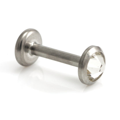 Ti Couture Internal Titanium Gem Disk Micro Labret