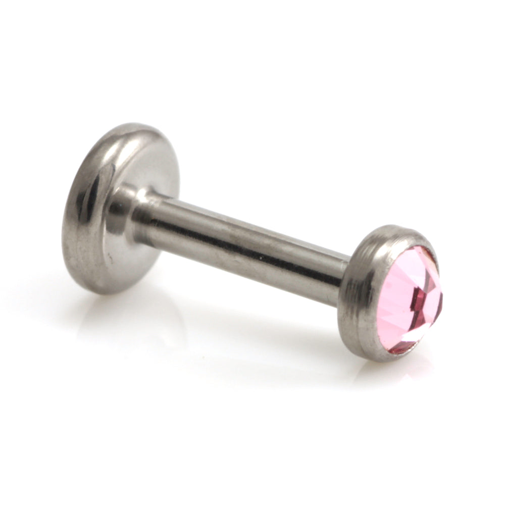 Ti Couture Internal Titanium Gem Disk Micro Labret