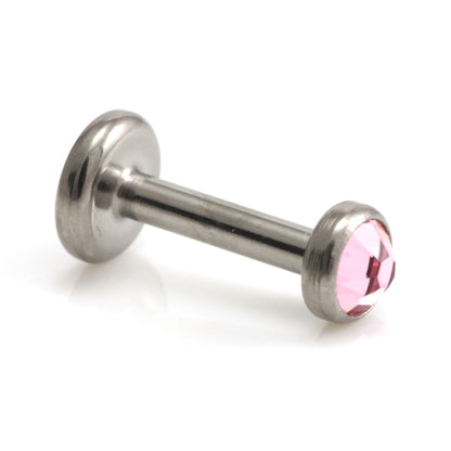 Ti Couture Internal Titanium Gem Disk Micro Labret