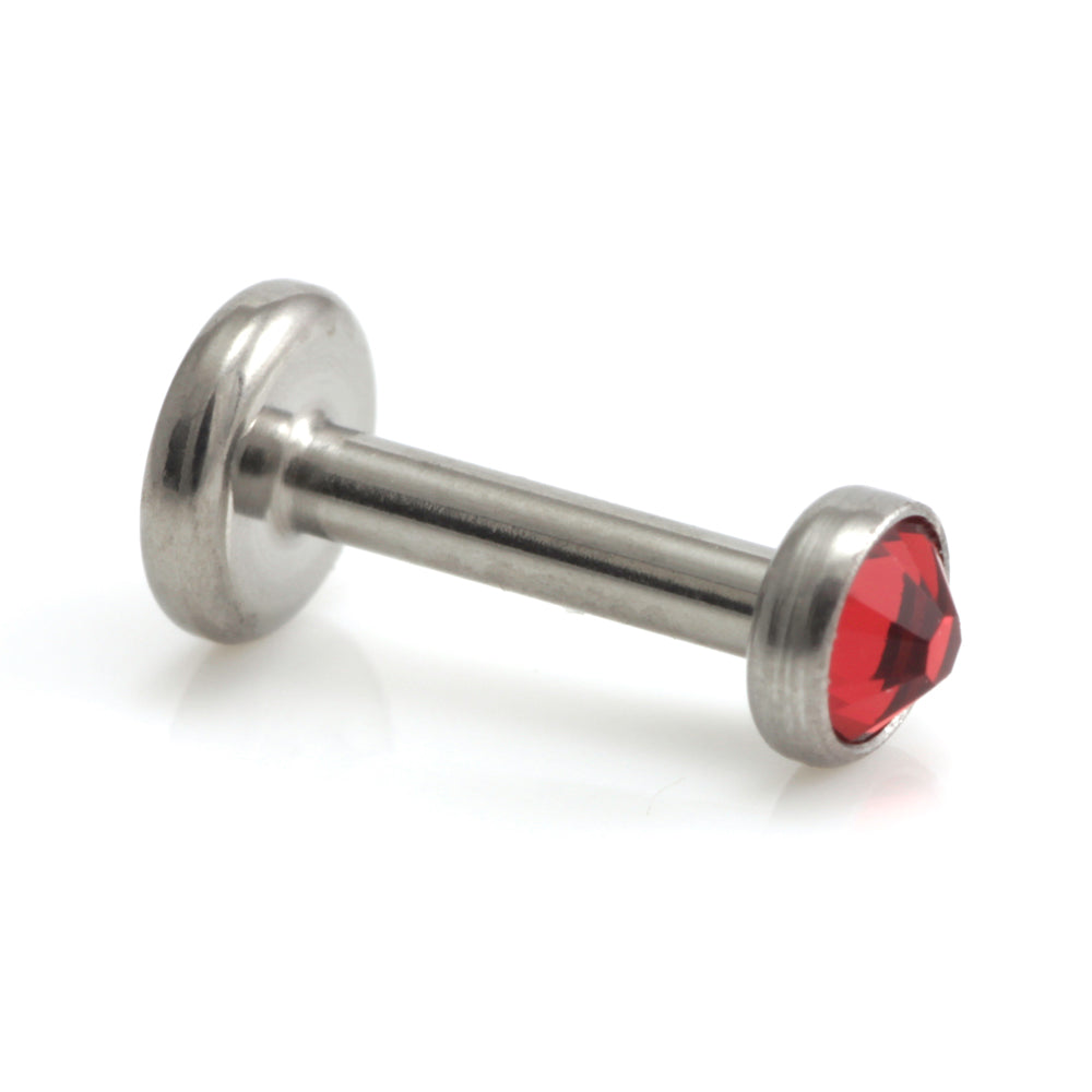 Ti Couture Internal Titanium Gem Disk Micro Labret