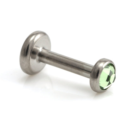 Ti Couture Internal Titanium Gem Disk Micro Labret
