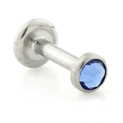 Ti Couture Internal Titanium Gem Disk Micro Labret