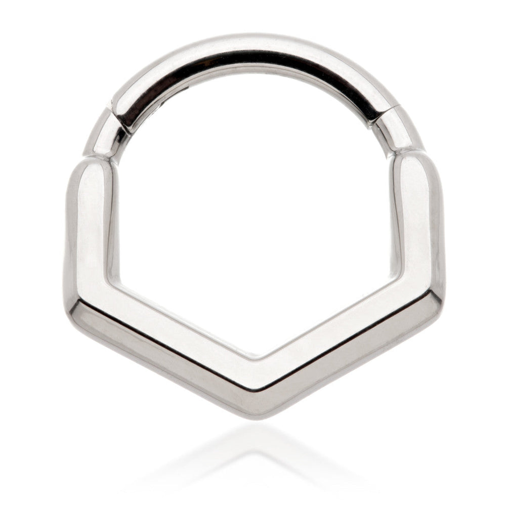 Ti Couture Pentagonal Hinged Ring
