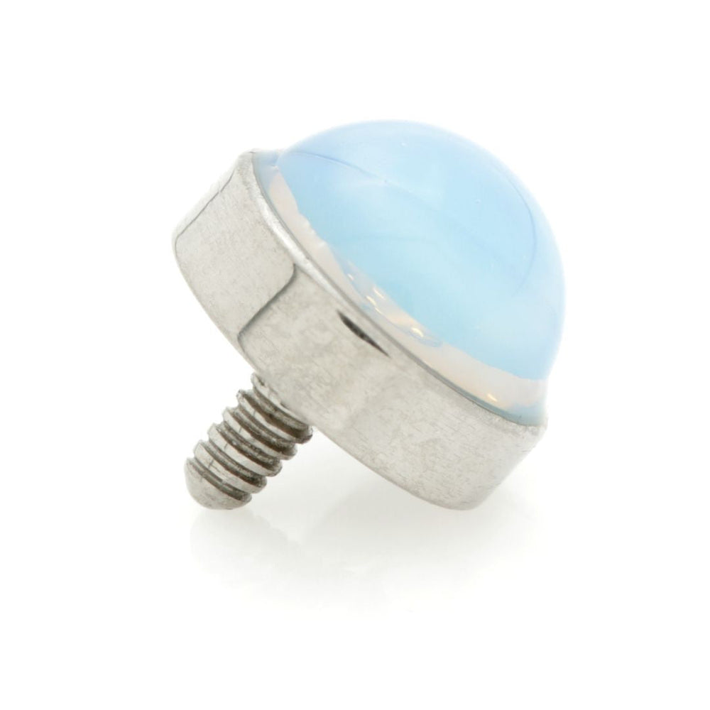 Ti Internal Bezel Set with Opalite Stone Attachment
