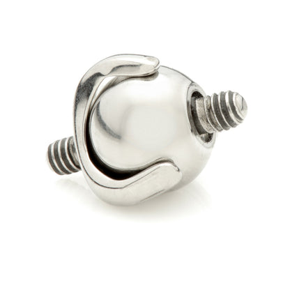 Ti Internal Double Piercing Prong Ball Attachment