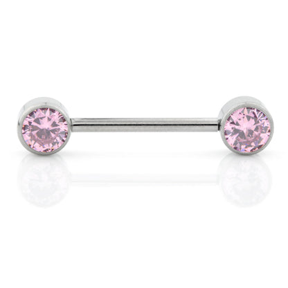 Ti Internal Forward Facing Double Jewelled Disk Barbell 1.6mm