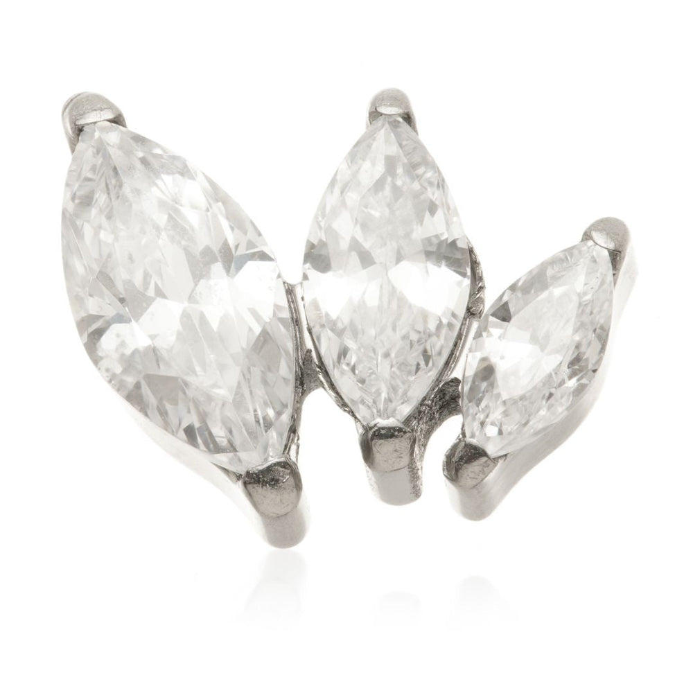 Ti Internal Graduated Jewel Marquise Attachment