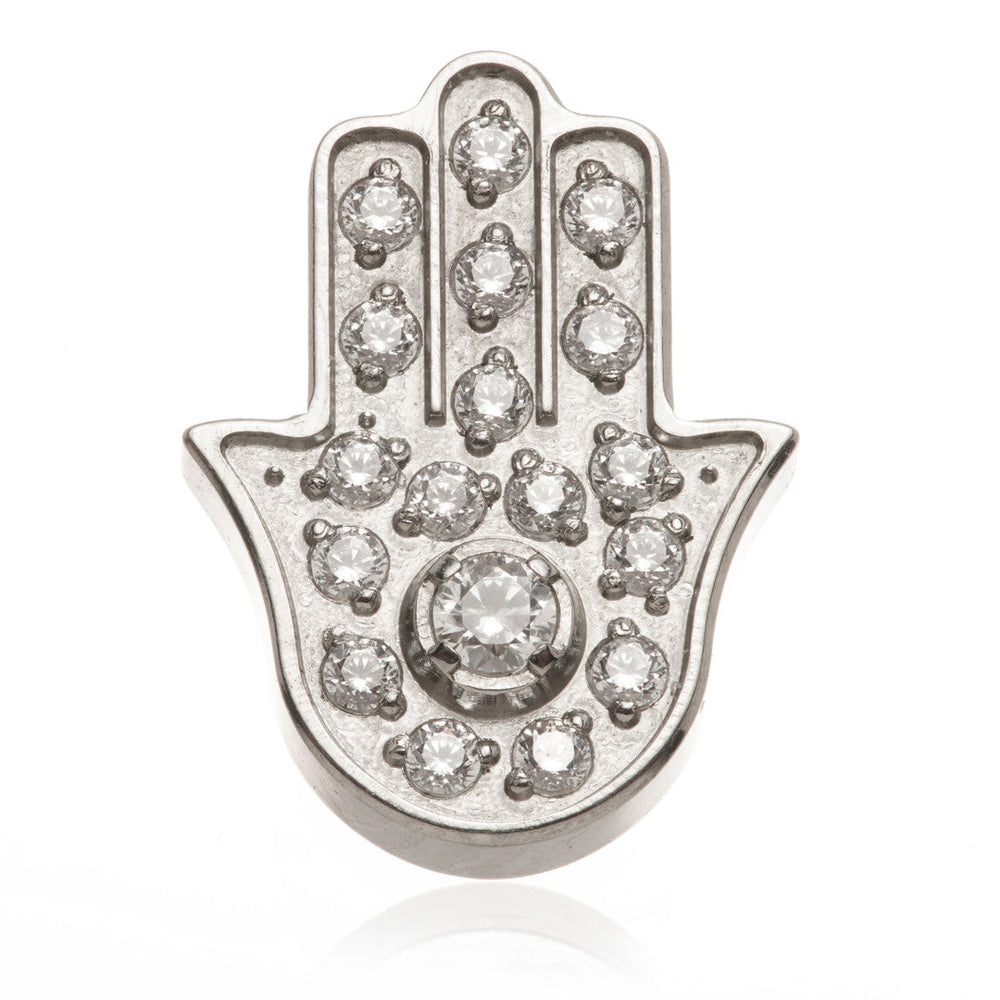 Ti Internal Jewelled Hamsa Hand Attachment