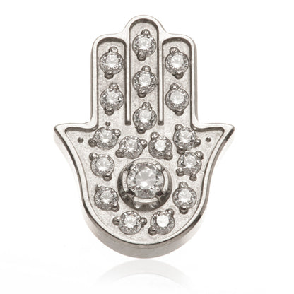 Ti Internal Jewelled Hamsa Hand Attachment