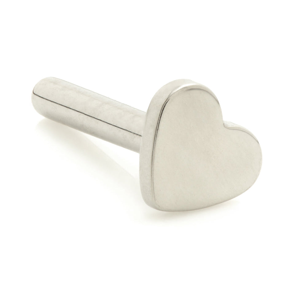 Ti Internal Labret Stem with Heart Base