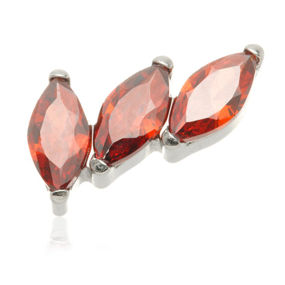 Ti Internal Triple Curved Marquise Fan Attachment