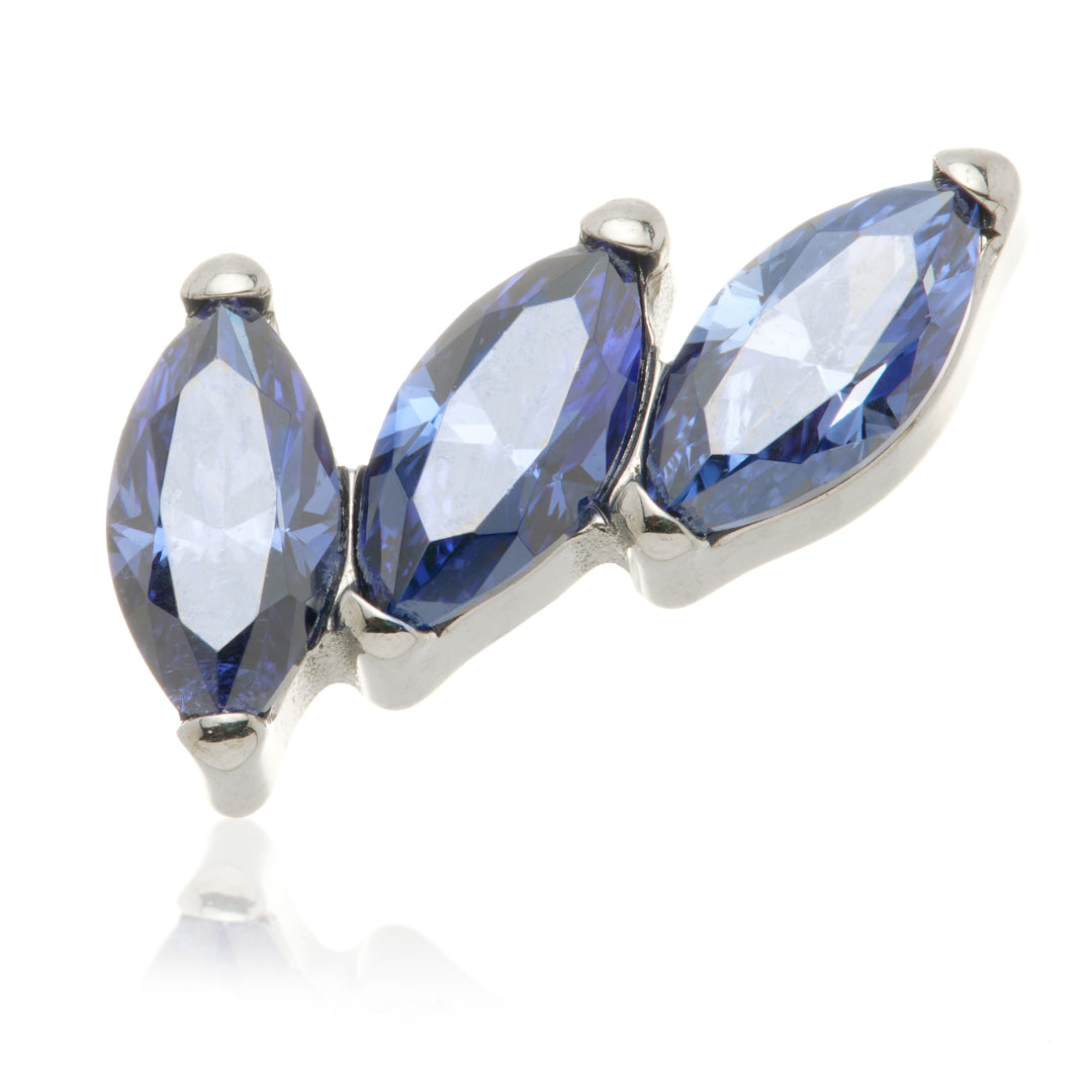 Ti Internal Triple Curved Marquise Fan Attachment