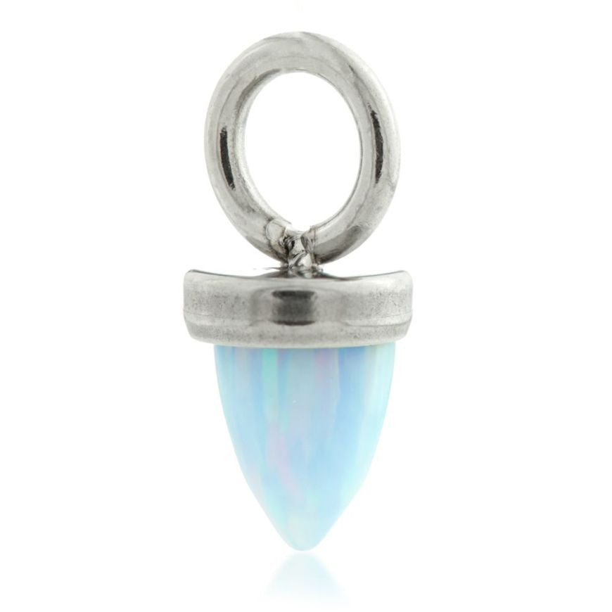 Ti Opal Spike Charm
