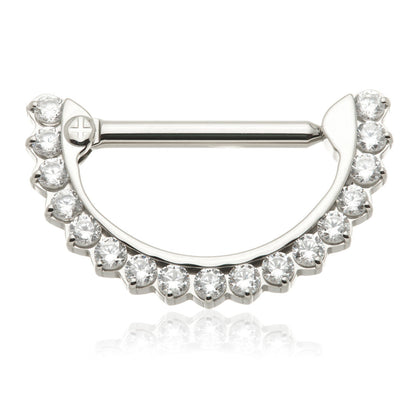 Ti Pave Jewelled Nipple Clicker