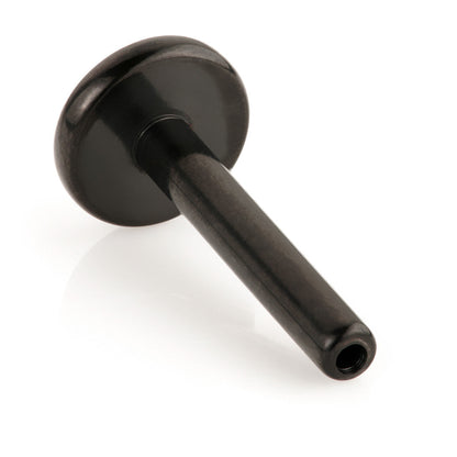 Ti Threadless Evil Black Labret Stem