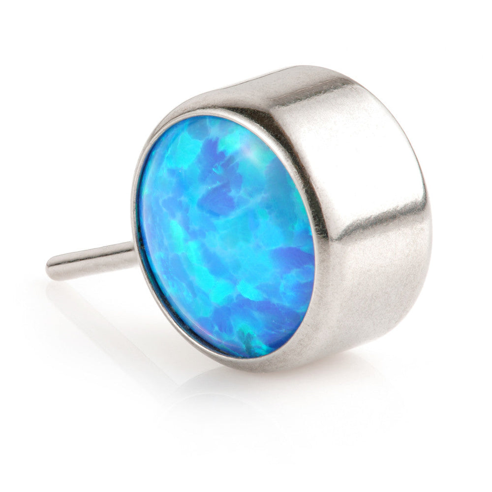 Ti Threadless Forward Facing Single Bezel Opal Attachment