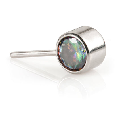 Ti Threadless Forward Facing Single Bezel-Set Attachment