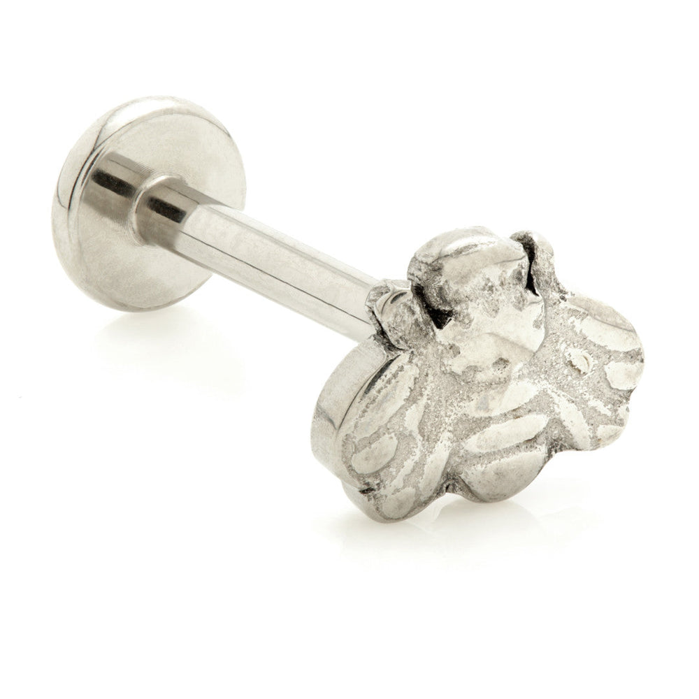 Ti Threadless Labret with Bumblebee Attachment