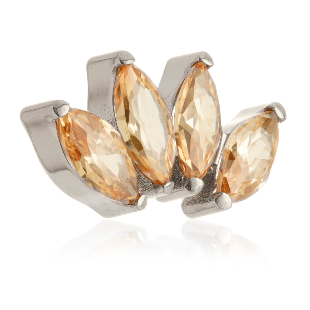 Ti Threadless Prong Set Marquise Attachment