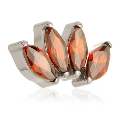 Ti Threadless Prong Set Marquise Attachment