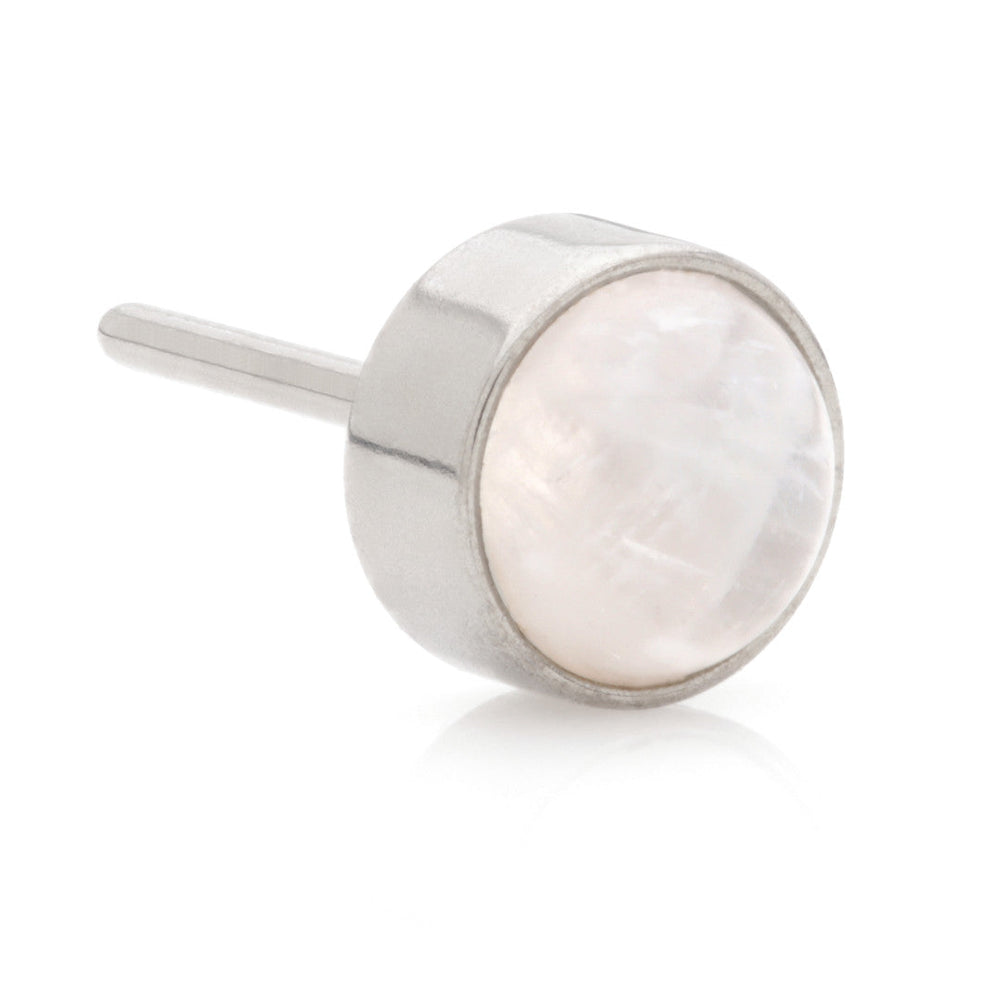 Ti Threadless Rose Quartz Bezel Attachment