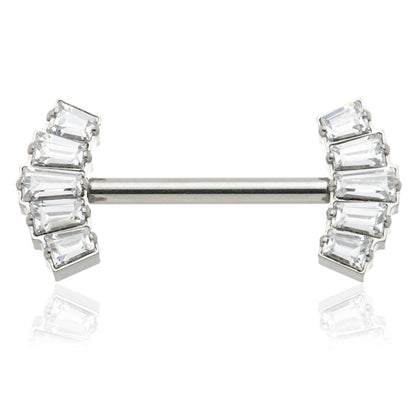 TiC Threadless Titanium 5 Baguette Nipple Bar