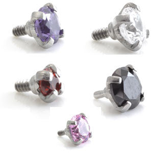 Couture Steel Internal Micro Prong Gem Attachment