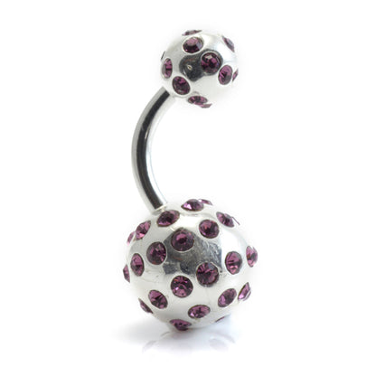 Tiffany Ball Silver & Steel Navel (BA01)