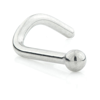 Titanium Ball Nose Stud Extra Long Length UK Made