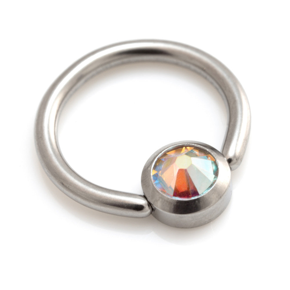 Titanium BCR with Flat Disk