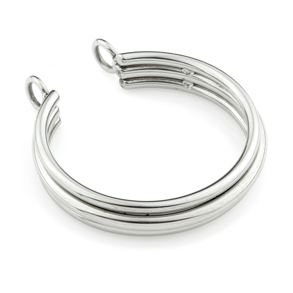 Titanium Conch Stacked Cuff