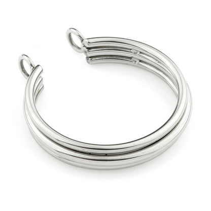 Titanium Conch Stacked Cuff