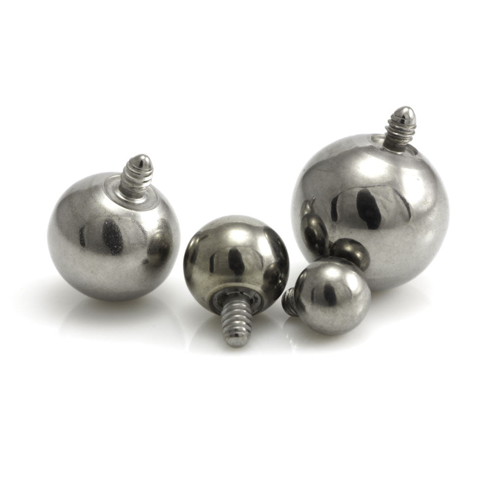 Titanium Internal Thread Plain Micro Ball
