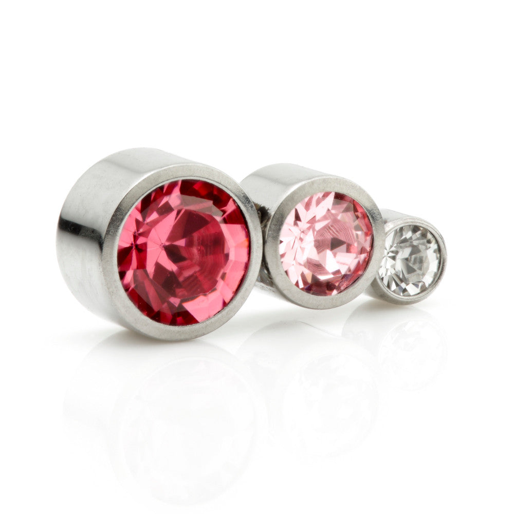 Ti Internal Micro Tear Drop - Pink