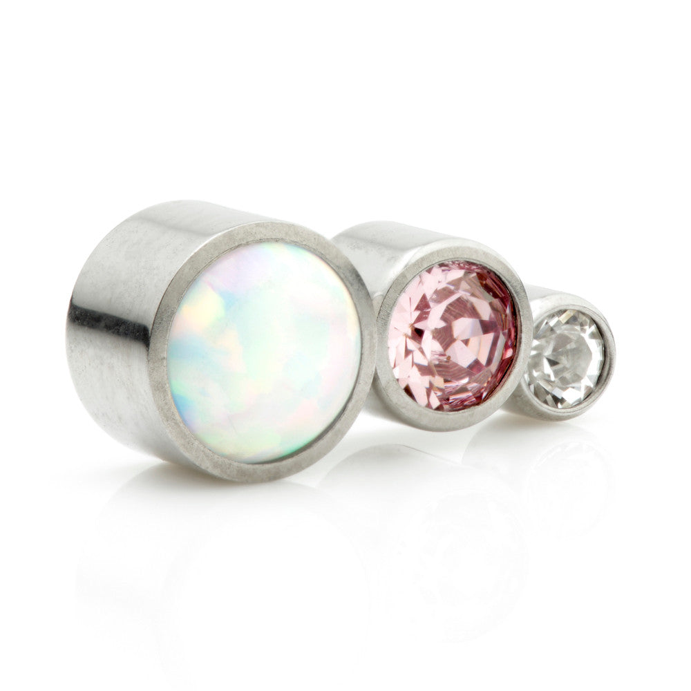 Ti White Opal Lilac Micro Tear Drop Attachment