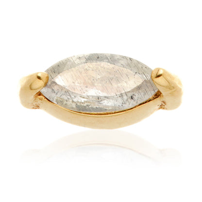 TL - 14ct Internal Gold Marquise Labradorite Attachment