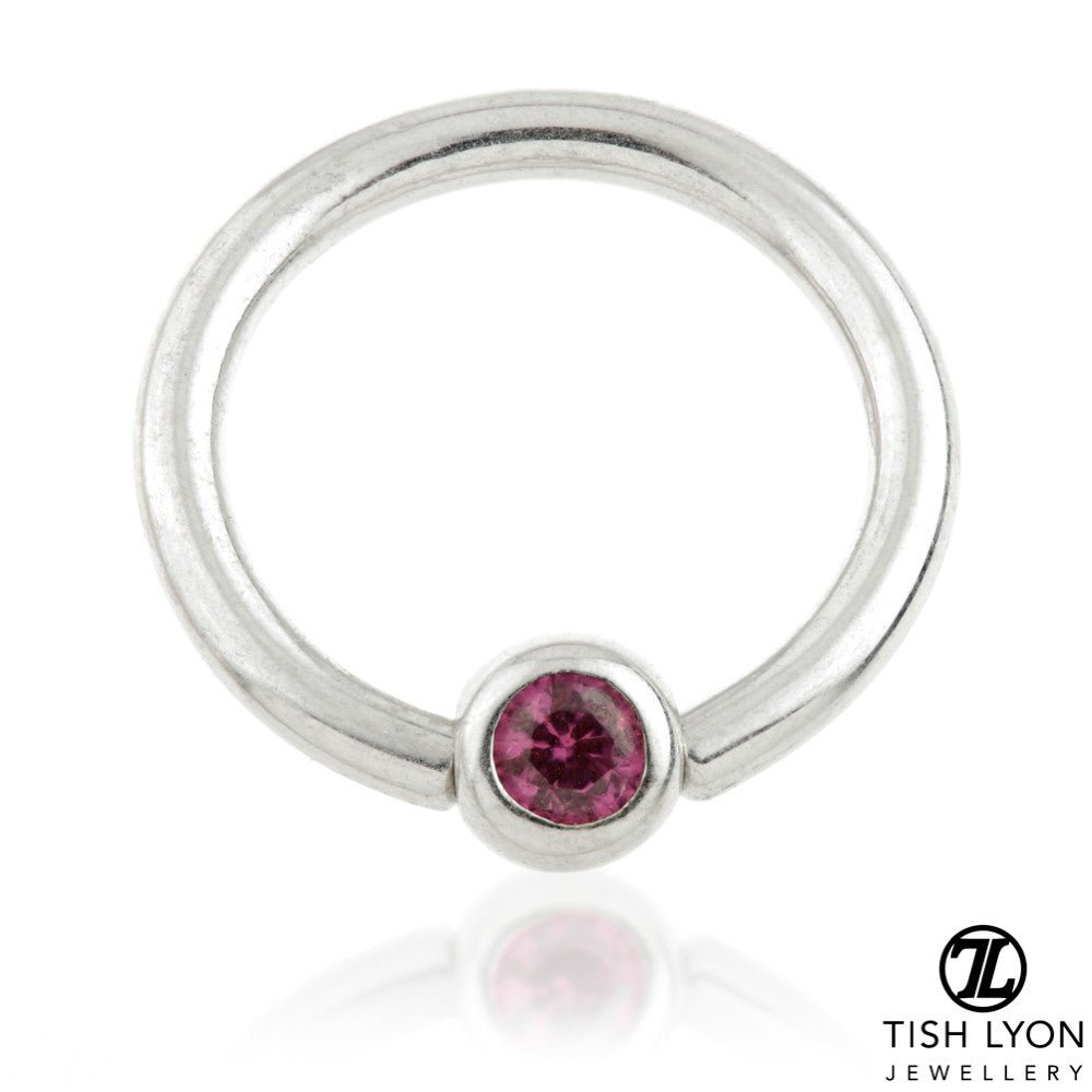 TL - 14ct Gold Rhodolite BCR - 1.6mm