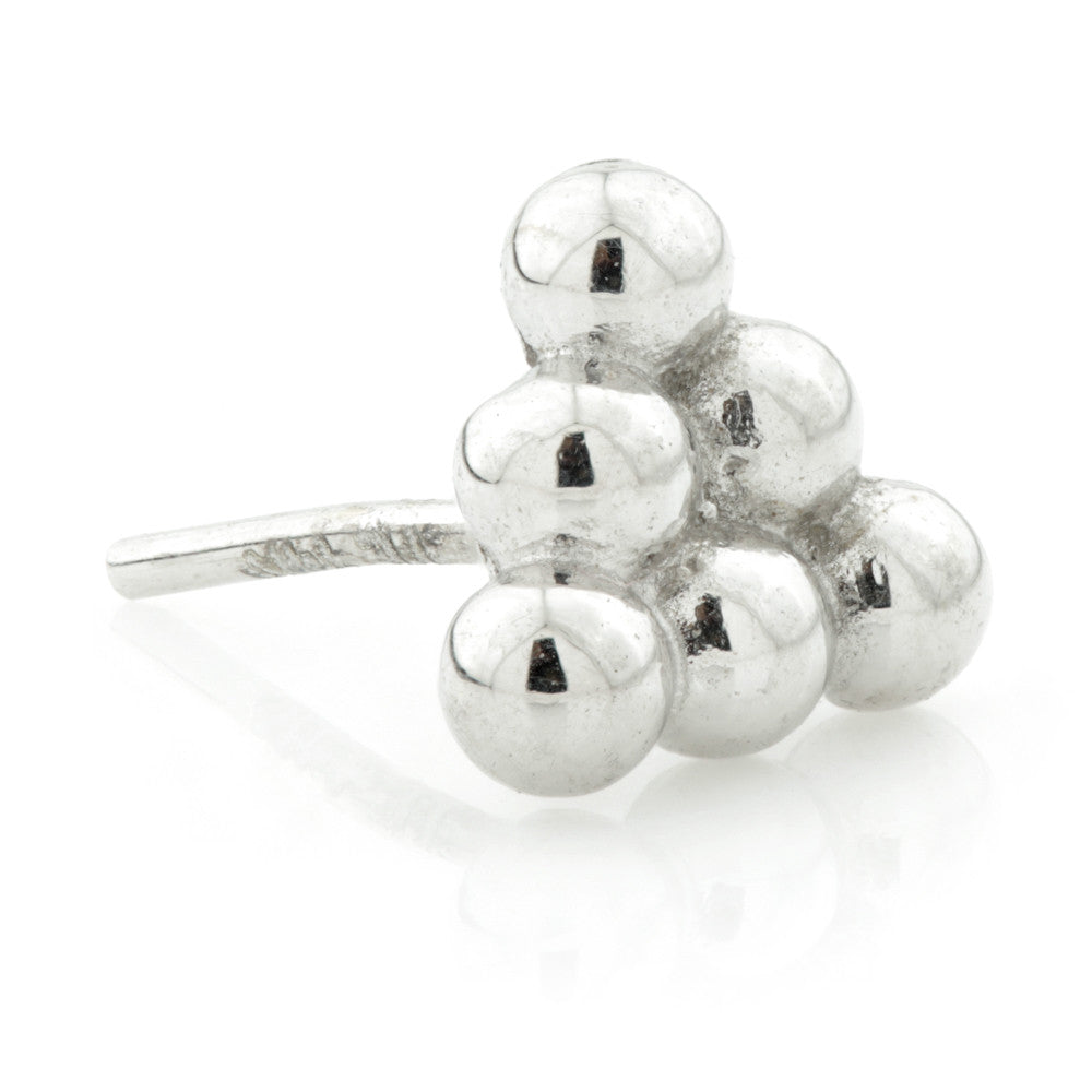 TL - 14ct Gold Triangle Dot Threadless Attachment