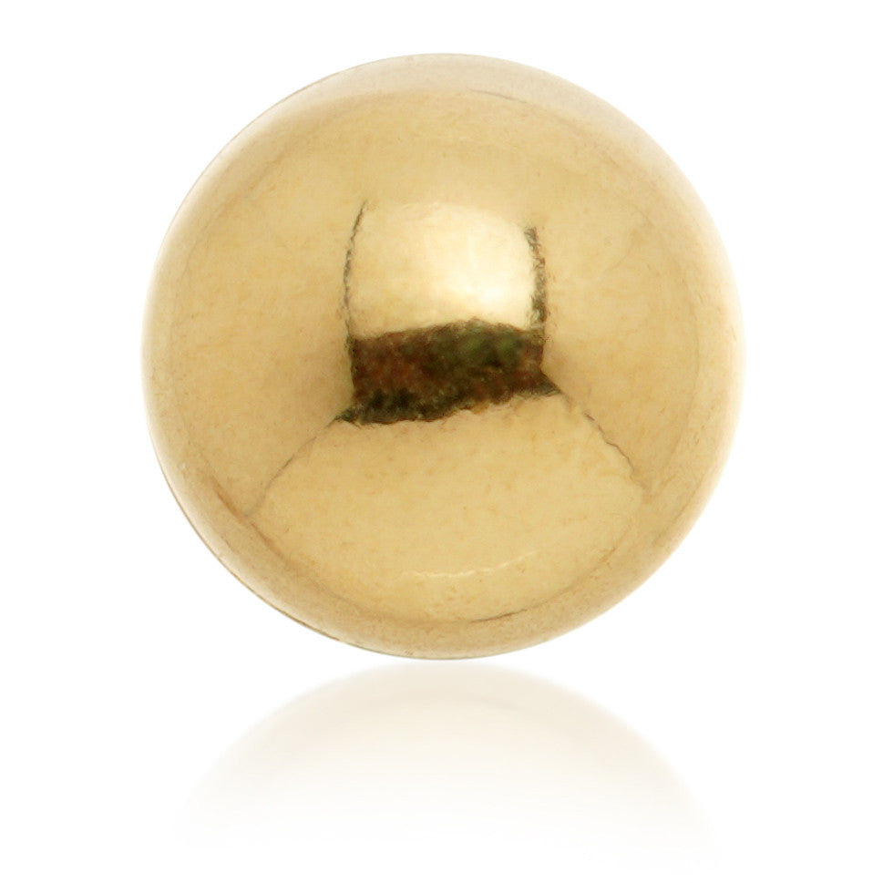 Solid 14ct Gold Internal Ball Attachment