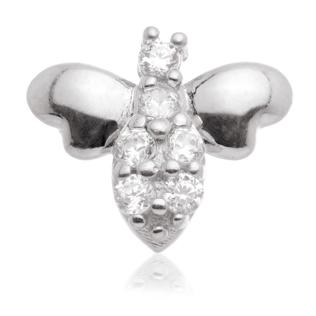 TL - 14ct Internal Gold Bee with Gem Body Attachment
