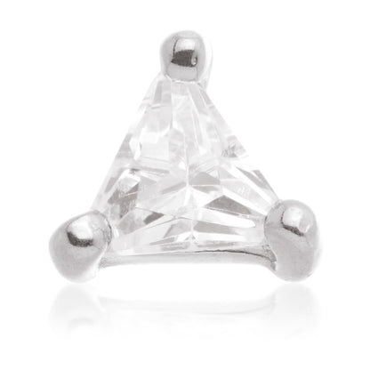 TL - 14ct Internal Gold Gem Triangle Attachment