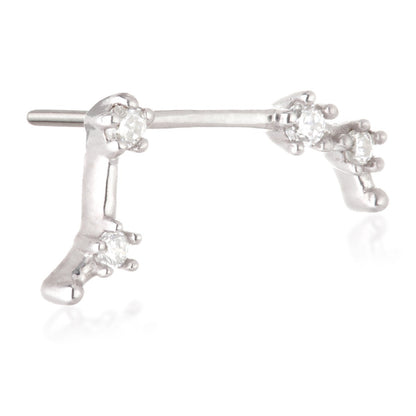 Aries Threadless Jewelled Zodiac Constellation Pin Attachment