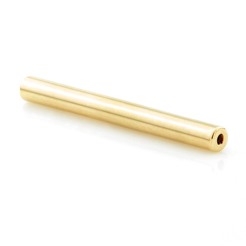 TL - 14ct Threadless Gold Straight Stem