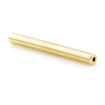 TL - 14ct Threadless Gold Straight Stem