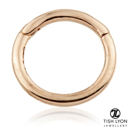 TL - 14K Gold Hinge Plain Segment Ring