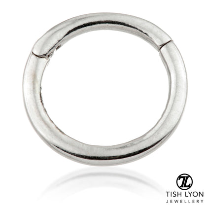 Eve 9ct Solid Gold Plain Hoop Earring