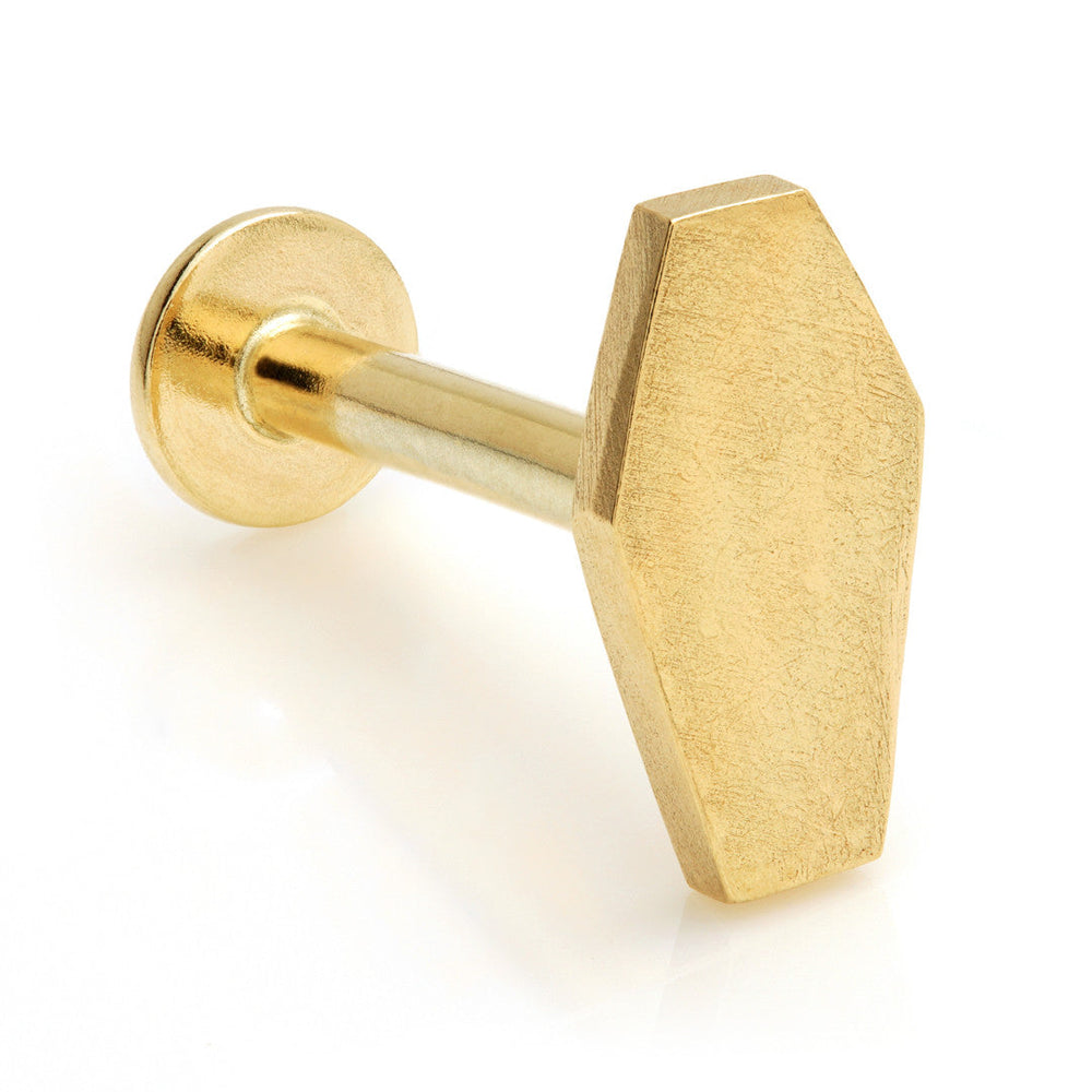 TL - 9ct Gold Coffin Internal Labret