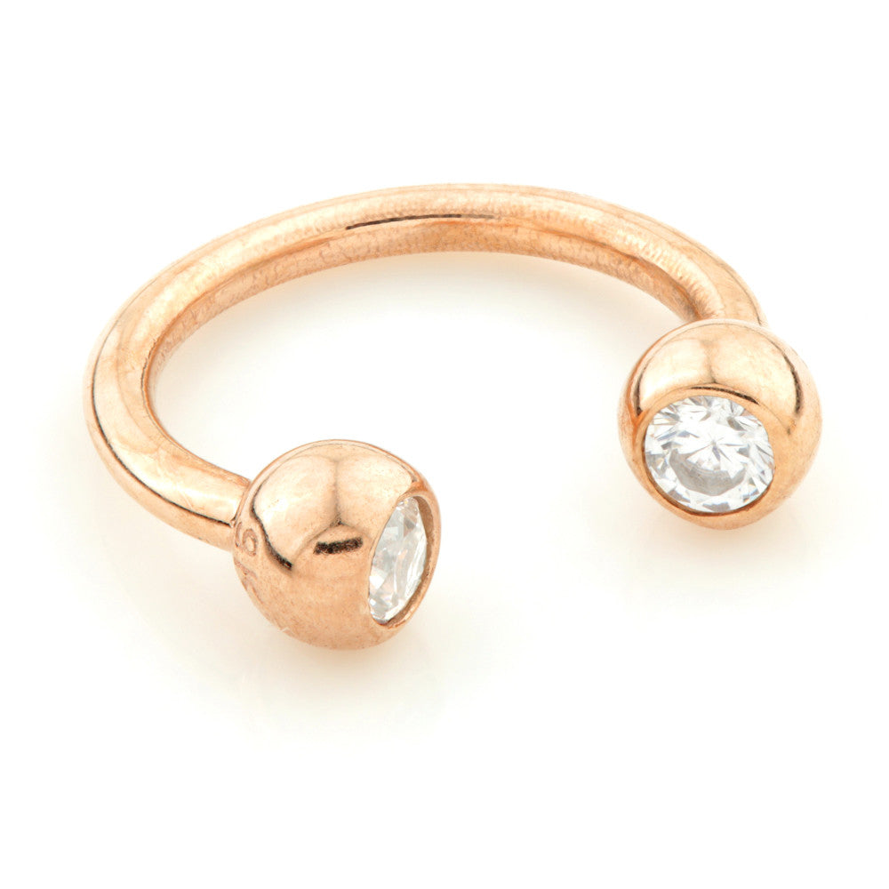 TL- Gold Gem Circular Barbell